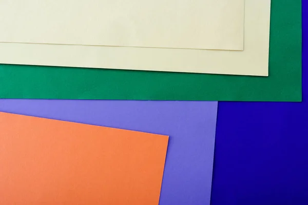 Sfondo geometrico astratto con carta colorata — Foto stock