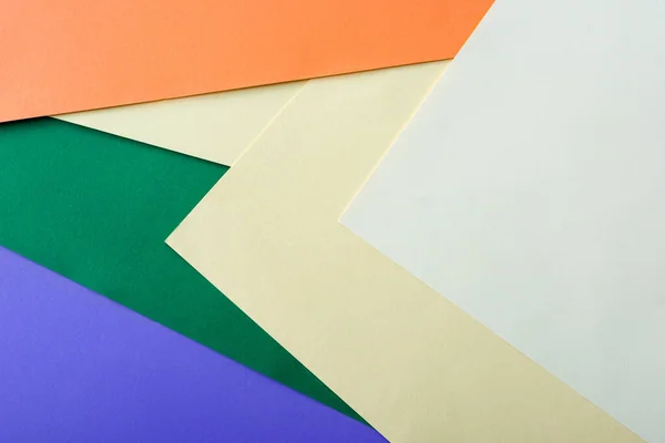 Abstract geometric background with colorful paper — Stock Photo
