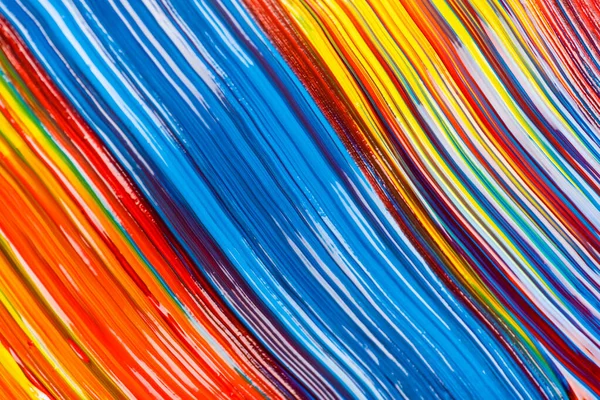 Sfondo colorato astratto con pennellate di vernice — Foto stock