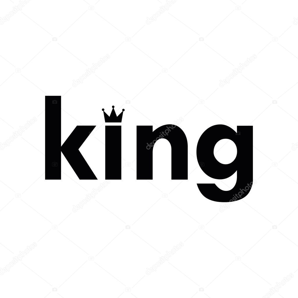 King Vector Design / Typography