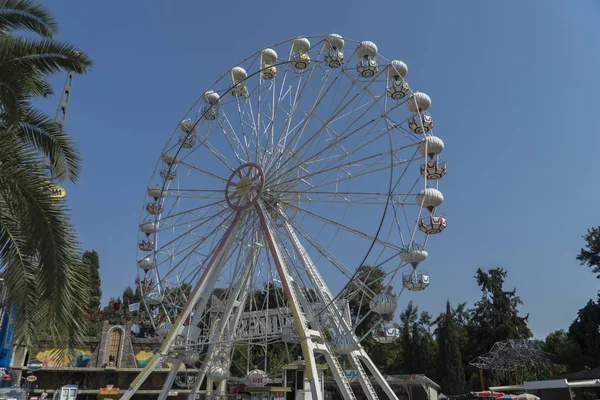 Feira Divertida Parque Diversões — Fotografia de Stock