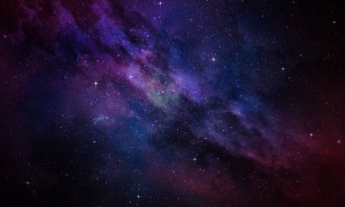 Derin uzay ve yıldız