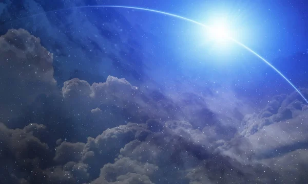 Глубокий Космос Звезды — стоковое фото