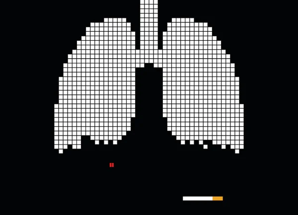 Изображение рекламы сигарет и легких — стоковое фото