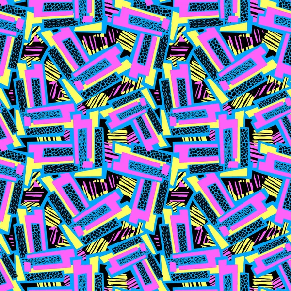 Geometrik eğik çizgiler grafiti Dikişsiz el el sanatları etkileyici mürekkep hipster desen. Grunge kentsel dinamik anlamlı parlak resim. Tekstil, konfeksiyon, kağıt ambalaj baskı.