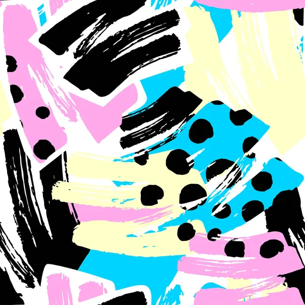 Geometrik eğik çizgiler grafiti Dikişsiz el el sanatları etkileyici mürekkep hipster desen. Grunge kentsel dinamik anlamlı parlak resim. Tekstil, konfeksiyon, kağıt ambalaj baskı.