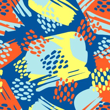 Çiçek stilize Dikişsiz desen, çizim stili grafiti akrilik. Spor giyim baskı, gençlik sorunsuz parlak dinamik geometrik motif