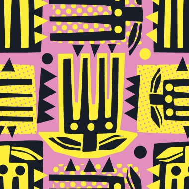 Soyut çiçek seamless modeli. Sonsuz doku duvar kağıdı, farklı kumaş sarma, dekorasyon, tebrik kartı, tekstil veya t-shirt giyim tasarım için doodles