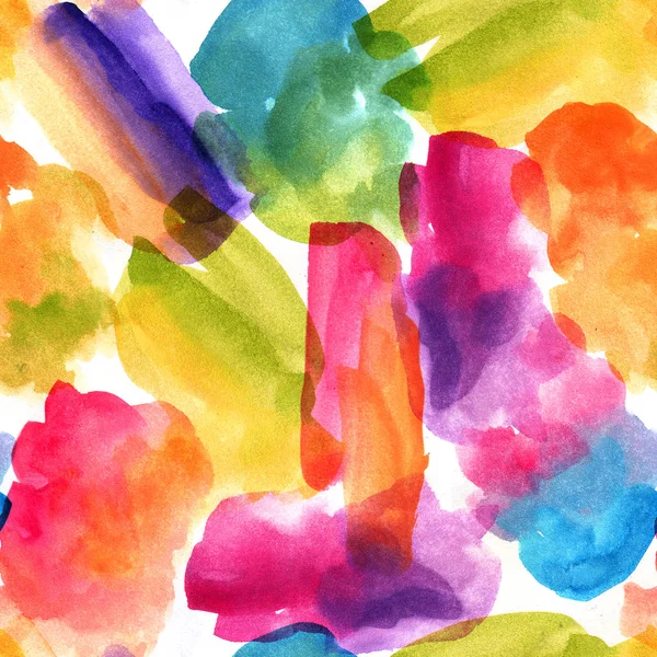 Beautiful hand drawn watercolor seamless pattern — Stock Photo, Image