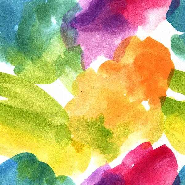 Beautiful hand drawn watercolor seamless pattern — Stock Photo, Image