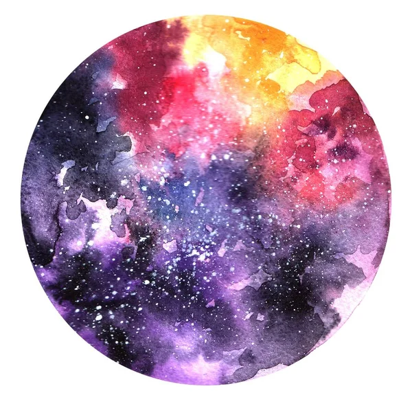 Hand drawn watercolor illustration space. — Stock Photo, Image