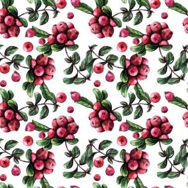 Sulu boya Dikişsiz desen meyve ve çilek ile güzel el çekilmiş. 