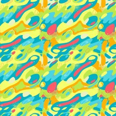 Soyut arkaplan. Vektör illüstrasyonu tekstil ve yoga minderi için kullanılabilir