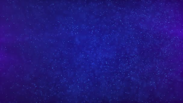 Blue Particles Abstract Background Seamless Loop — Stock Video