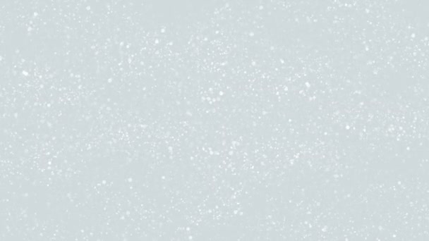 Beyaz Glitter Parçacıklar Arka Plan Sorunsuz Döngü — Stok video