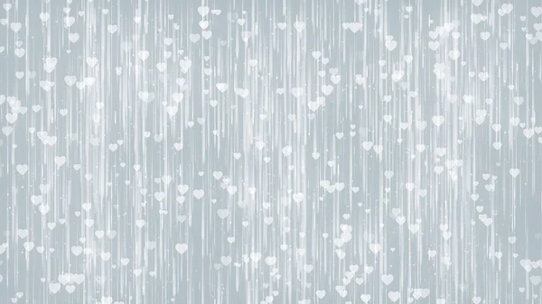 Cuori Bianco Particelle Sfondo — Foto Stock