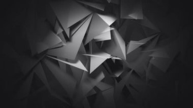 Koyu Geometrik 3D Çokgenler