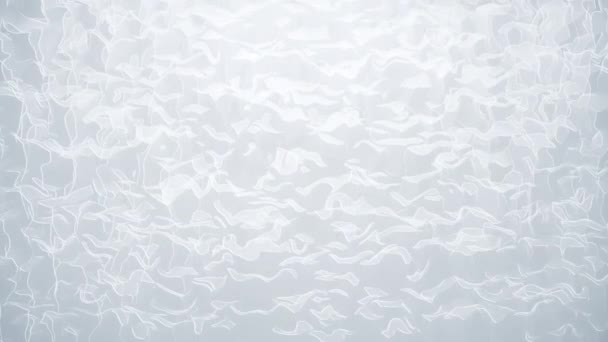 Fondo abstracto ondulado blanco — Vídeos de Stock