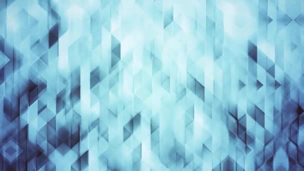 Bleu Triangulaire Polygonal Résumé Contexte