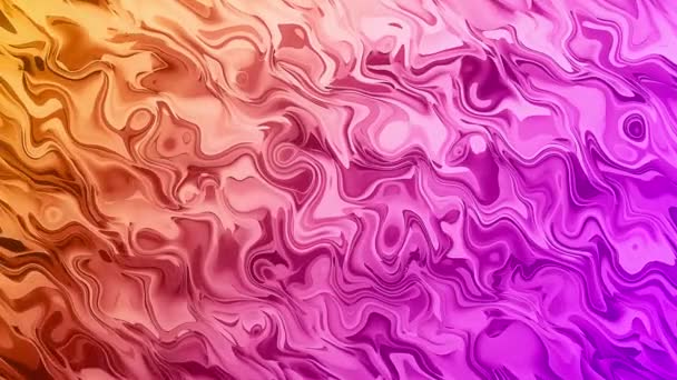 Coloré liquide lisse fond abstrait — Video