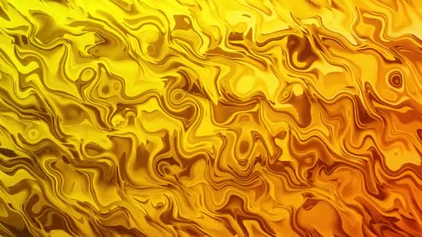 Orange liquide lisse fond abstrait — Video