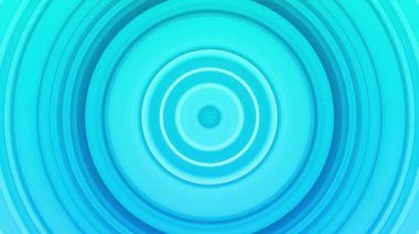 Eşmerkezli Çemberler Geometrik Mavi Soyut Arkaplan