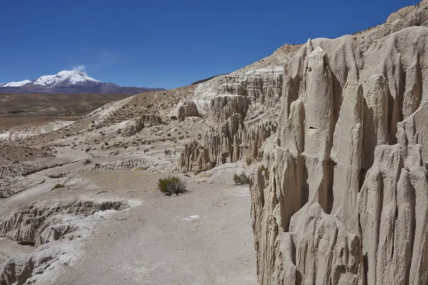 Eroded Rock Formations Quebrada Chuba River Valley High Altiplano Northern — Stock Photo, Image