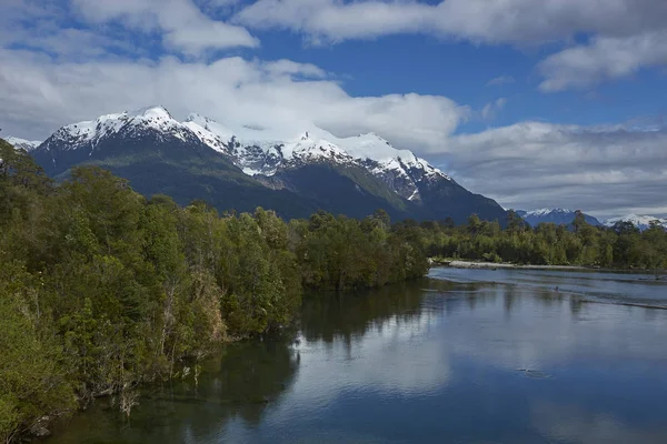 Río Yelcho Región Aysén Sur Chile Gran Cuerpo Agua Dulce — Foto de Stock