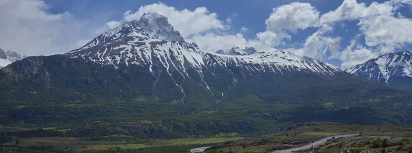 Paesaggio Lungo Carretera Austral Sopra Rio Ibez Patagonia Cile — Foto Stock