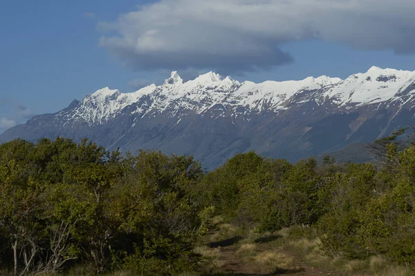 Következő Reptér Környékén Lago General Carrera Észak Patagónia Chile Festői — Stock Fotó