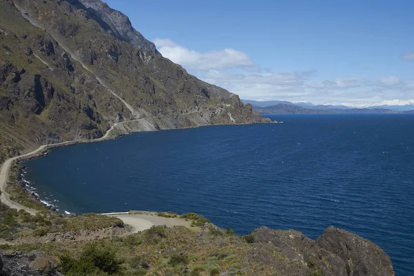 智利北部巴塔哥尼亚总卡雷拉附近的风景名胜 — 图库照片