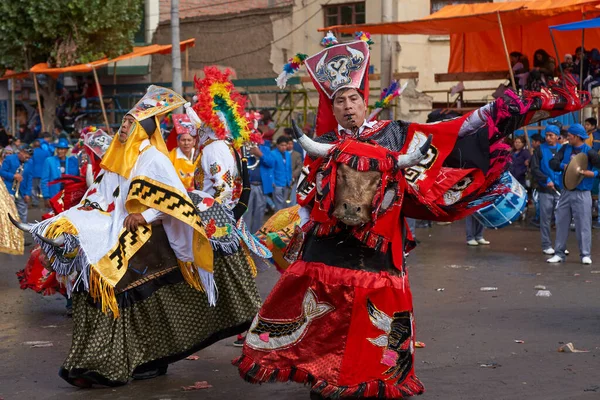 Oruro Bolivia Şubat 2017 Bolivya Altiplanosu Ndaki Madencilik Şehri Oruro — Stok fotoğraf