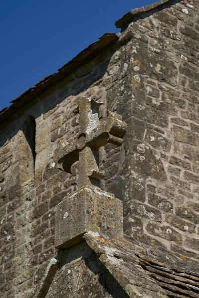 Chiesa Storica Nel Piccolo Borgo Langridge Nelle Cotswolds Vicino Bath — Foto Stock