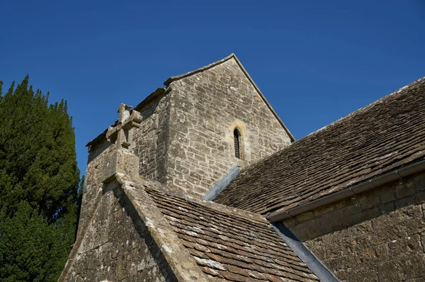 Historisk Kyrka Den Lilla Byn Langridge Cotswolds Nära Bath Somerset — Stockfoto