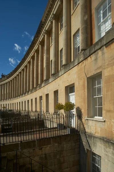 Historisk Kunglig Halvmåne Unesco Världsarvsstad Bath Somerset Storbritannien Georgiska Arkitekturen — Stockfoto