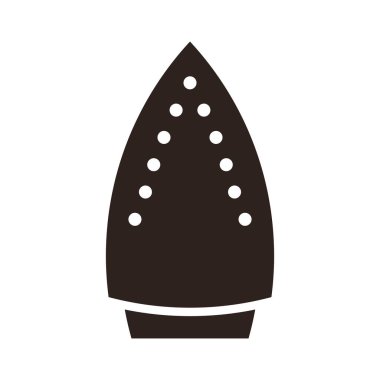 Demir simgesi. Çamaşırhane ve ev işleri sembolü