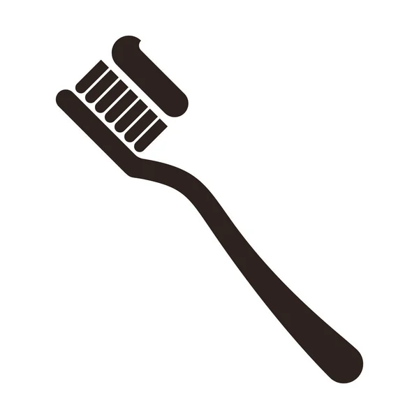 Icono de cepillo de dientes — Vector de stock