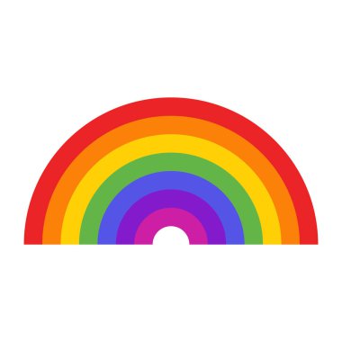 Yedi renk gökkuşağı simgesi