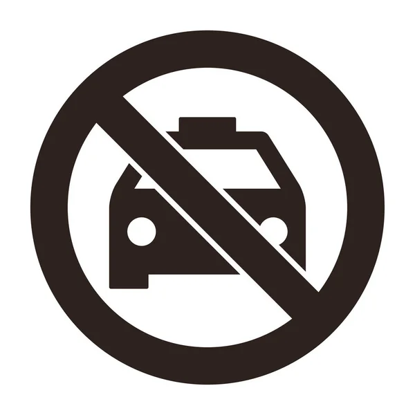 Pas de parking taxi — Image vectorielle