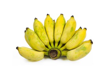 Beyaz zemin üzerinde ekilmiş muz izole