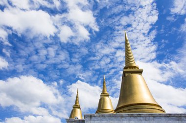 Budist Tapınağı Thailan 'daki Altın Pagoda