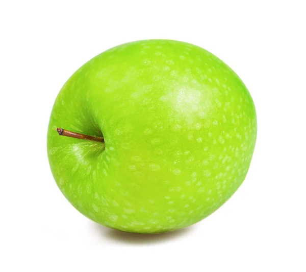 Manzanas Verdes Aisladas Sobre Fondo Blanco — Foto de Stock