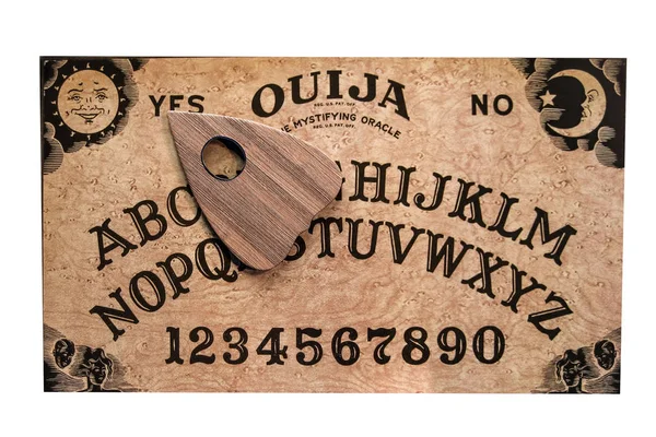 Placa Ouija Isolado Fundo Branco Ilustração — Fotografia de Stock