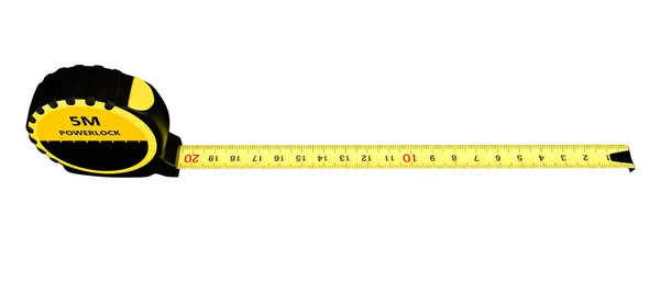 Measuring Tape Isolated White Background Illustration — Stock Photo, Image