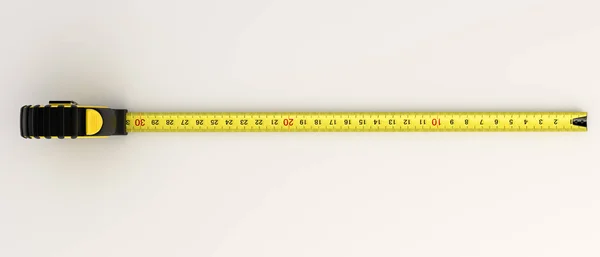 Измерительная Лента Белом Фоне Иллюстрация — стоковое фото
