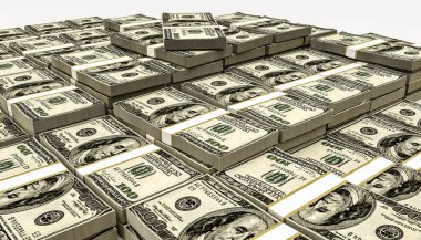 Büyük dolar yığını