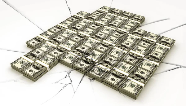 Büyük dolar yığını — Stok fotoğraf