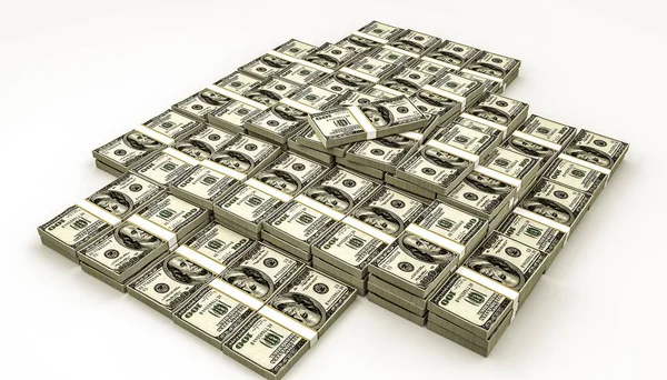Huge dollar stack — Stock Photo, Image