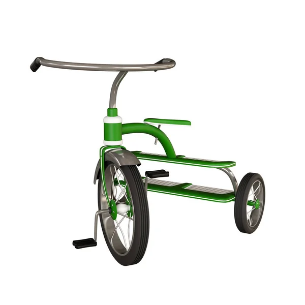 Tricycle isolated on white — Stock Photo, Image