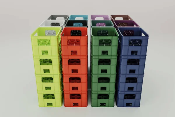Bottle crates — Stock Photo, Image